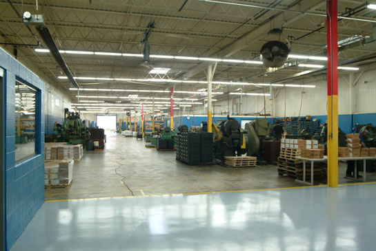 Dunham Products thread rolling department